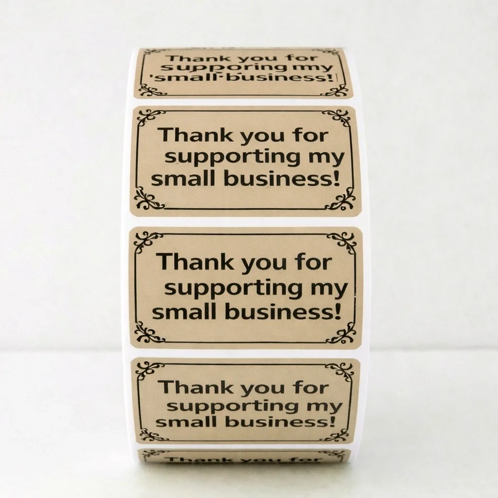 Thank You for Supporting My Small Business Labels – 100 packs thank you labels